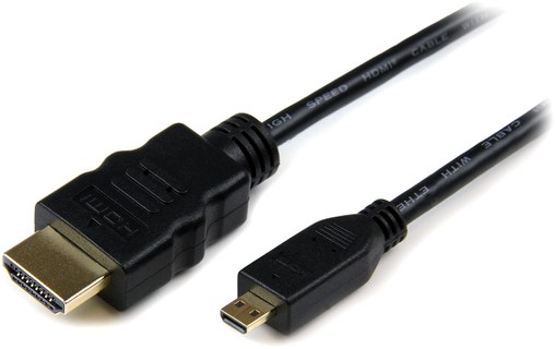 Câble HDMI 1.4 vers micro HDMI - StarTech - 3 m - Noir