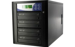 Tour de duplication 3 DVD autonome 3X-24X (4 graveurs 24X) LCD