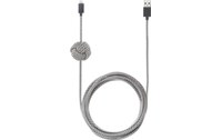 Native Union Night Cable Zebra - Cable Lightning vers USB 3 m