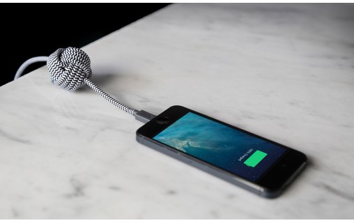 Native Union Night Cable Zebra - Cable Lightning vers USB 3 m