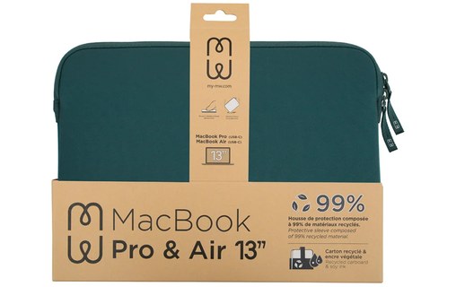 Housse MW Basics ²Life pour MacBook Air 15" - Verte