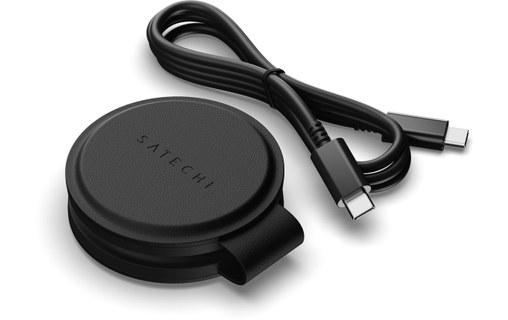 Chargeur MagSafe Pliable pour iPhone - Satechi OntheGo 2-en-1 - Noir