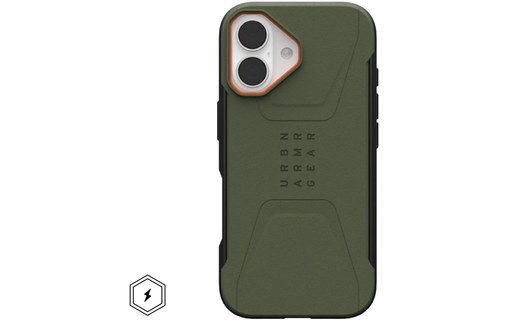 Coque MagSafe pour iPhone 17 - UAG Civilian - Orange