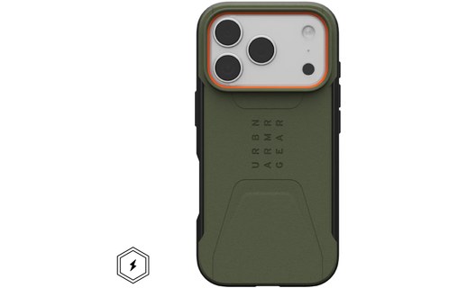 Coque MagSafe pour iPhone 17 Pro - UAG Civilian - Orange