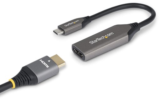Câble Adaptateur vidéo StarTech - USB-C vers HDMI - Mâle / Femelle - 20 cm