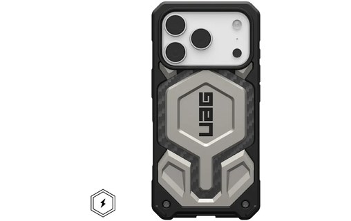 Coque MagSafe pour iPhone 17 Pro - UAG Monarch Pro - Titane