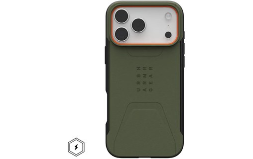 Coque MagSafe pour iPhone 17 Pro Max - UAG Civilian - Orange