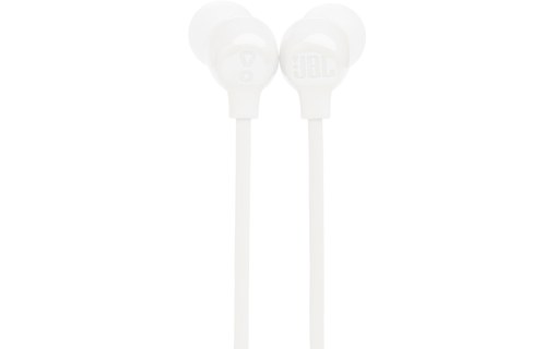 Écouteurs sans fil JBL Tune 135BT, Blanc - Bluetooth