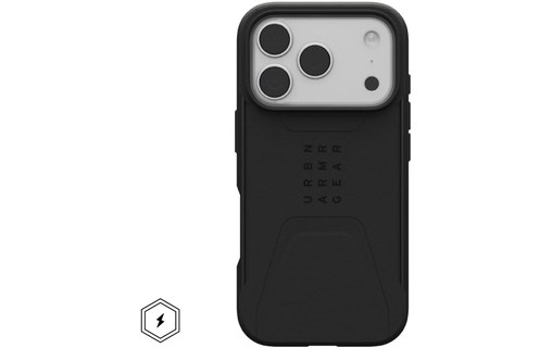 Coque MagSafe pour iPhone 17 Pro - UAG Civilian - Noire