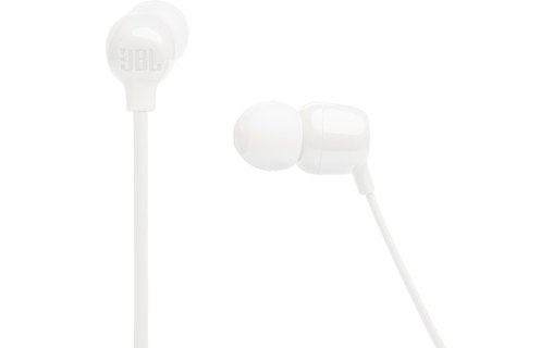 Écouteurs sans fil JBL Tune 135BT, Blanc - Bluetooth