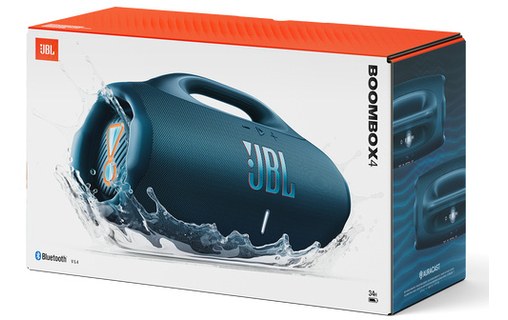 Enceinte Bluetooth portable JBL Boombox 4 - Bleue