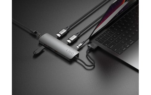 Station d'accueil - LinQ 7-en-1 D2 Pro - Gris