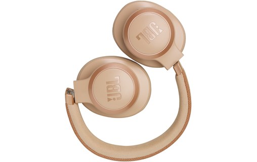Casque Bluetooth JBL Live 770NC à réduction de bruit, Sable
