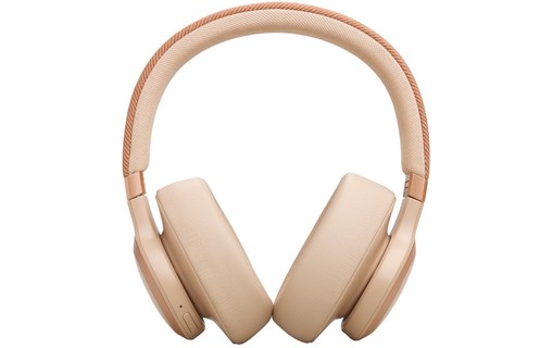 Casque Bluetooth JBL Live 770NC à réduction de bruit, Sable