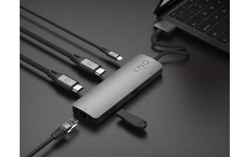 Station d'accueil - LinQ 7-en-1 D2 Pro - Gris