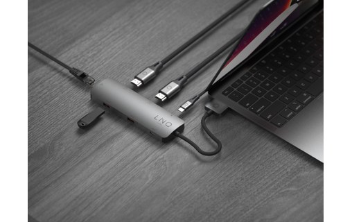 Station d'accueil - LinQ 7-en-1 D2 Pro - Gris