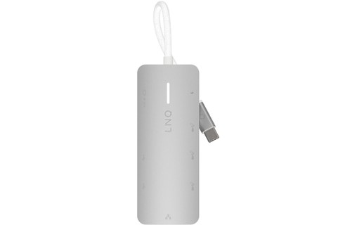 Hub USB-C 8-en-1 - LinQ ProConnect - HDMI, USB-A, USB-C, Ethernet, SD