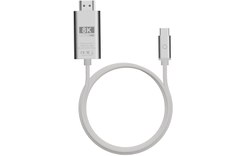 Câble USB-C vers HDMI 2.1 - LinQ - 8K @ 60Hz - 2 m - Gris