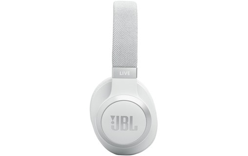 Casque Bluetooth JBL Live 770NC à réduction de bruit, Blanc