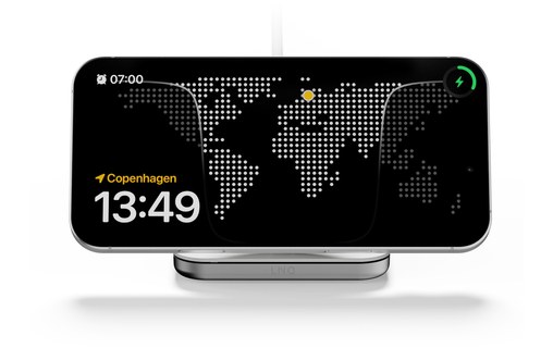 Station de charge 15 W Compatible MagSafe - LinQ Dual-Position - Blanc