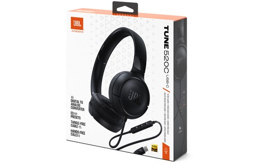 Casque JBL Tune 520C USB-C, Noir