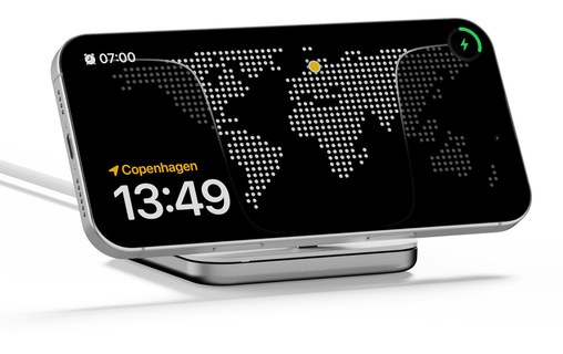 Station de charge 15 W Compatible MagSafe - LinQ Dual-Position - Blanc