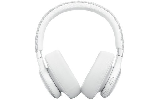 Casque Bluetooth JBL Live 770NC à réduction de bruit, Blanc