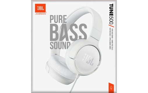 Casque JBL Tune 500, Blanc