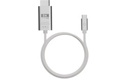 Câble USB-C vers DisplayPort 1.4 - LinQ - 8K @ 60Hz - 2 m - Gris