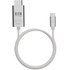 Câble USB-C vers DisplayPort 1.4 - LinQ - 8K @ 60Hz - 2 m - Gris