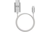 Câble USB-C vers DisplayPort 1.4 - LinQ - 8K @ 60Hz - 2 m - Gris