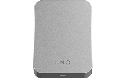 Batterie externe magnétique MagSafe 10000 mAh - LinQ ProCharge - Argent