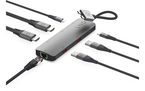 Station d'accueil - LinQ 7-en-1 D2 Pro - Gris