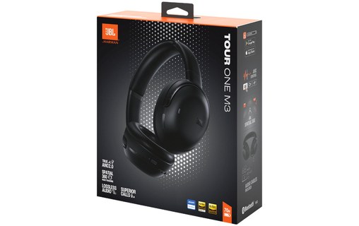 Casque Bluetooth JBL Tour One M3, Noir