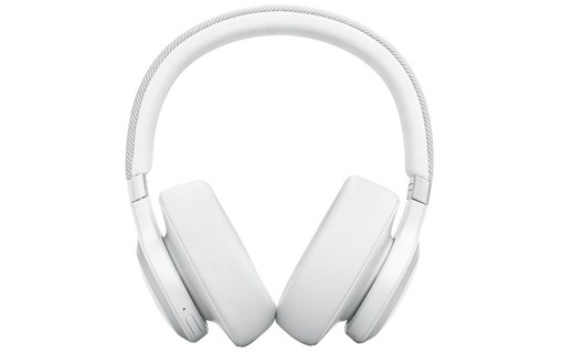 Casque Bluetooth JBL Live 770NC à réduction de bruit, Blanc