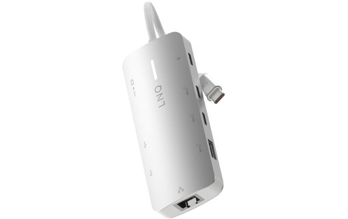 Hub USB-C 8-en-1 - LinQ ProConnect - HDMI, USB-A, USB-C, Ethernet, SD