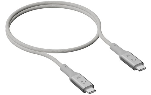 Câble USB-C - LinQ ProCable USB4 - 240 W 40 Gbit/s - 1 m - Blanc