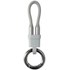 Lot de 30 Câble USB-C - 4Smarts Porte Clé - 30 cm - Gris