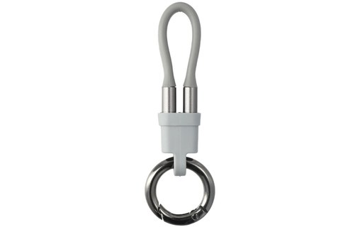 Lot de 30 Câble USB-C - 4Smarts Porte Clé - 30 cm - Gris