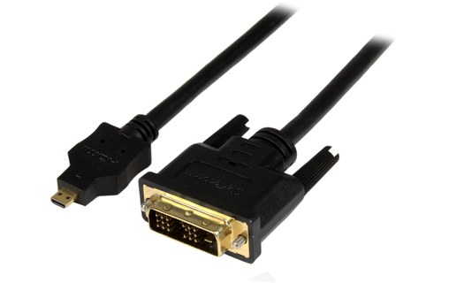 Câble micro HDMI vers DVI-D - StarTech - 1 m - Noir