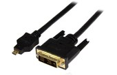 Câble micro HDMI vers DVI-D - StarTech - 1 m - Noir
