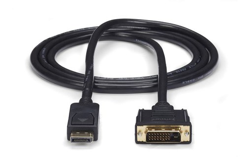 Câble DisplayPort 1.2 vers DVI-D - StarTech - 1,8 m - Noir