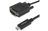 Câble USB-C vers DVI-D mâle - StarTech - 1 m - Noir