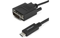 Câble USB-C vers DVI-D mâle - StarTech - 1 m - Noir