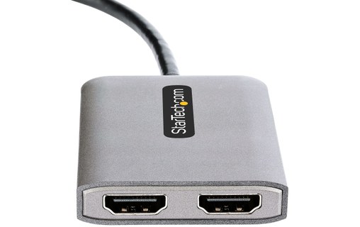 StarTech.com MST14CD122HD adaptateur graphique USB 3840 x 2160 pixels Noir, Gris