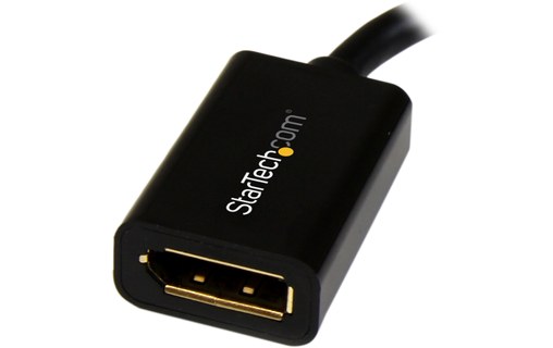 Câble Mini DisplayPort 1.2 vers DisplayPort Femelle - StarTech - 15,24 cm - Noir