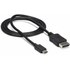 Câble DisplayPort 1.2 vers USB-C - StarTech - 1 m - Noir