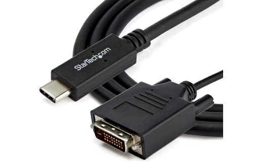 Câble USB-C vers DVI-D mâle - StarTech - 1 m - Noir