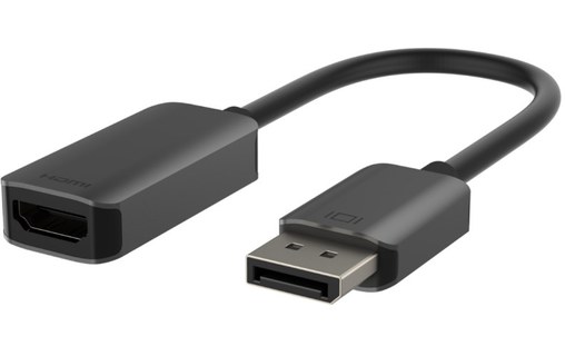 Câble DisplayPort vers HDMI - Belkin - 22 cm - Noir