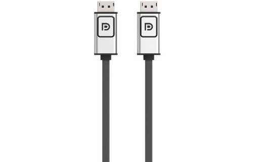 Belkin F2CD000BT3M câble DisplayPort 3 m Noir, Argent